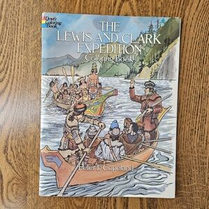 Lewis and Clark Expedition Coloring Book, vintage 1983, Peter Copeland